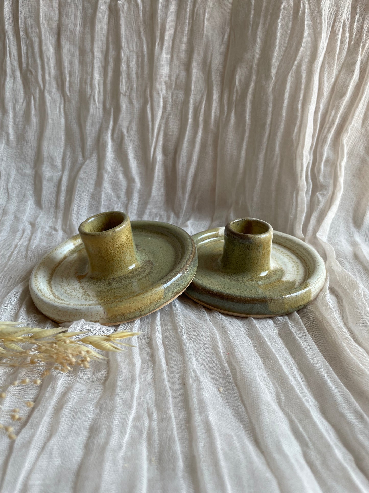 Bamboo Candlestick Holder