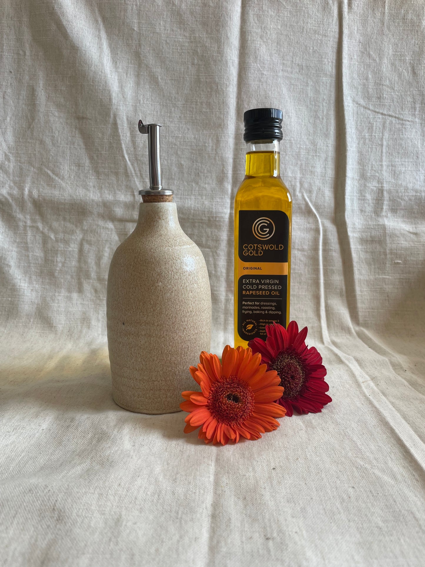 Cream Oil Bottle