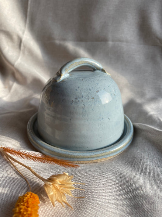 Sky Blue Butter Dish