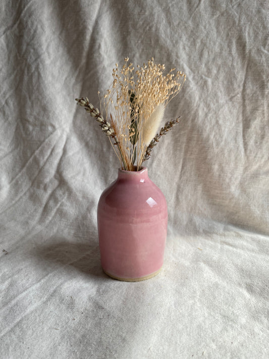 Candy Floss Pink Bud Vase/ Reed Diffuser Bottle