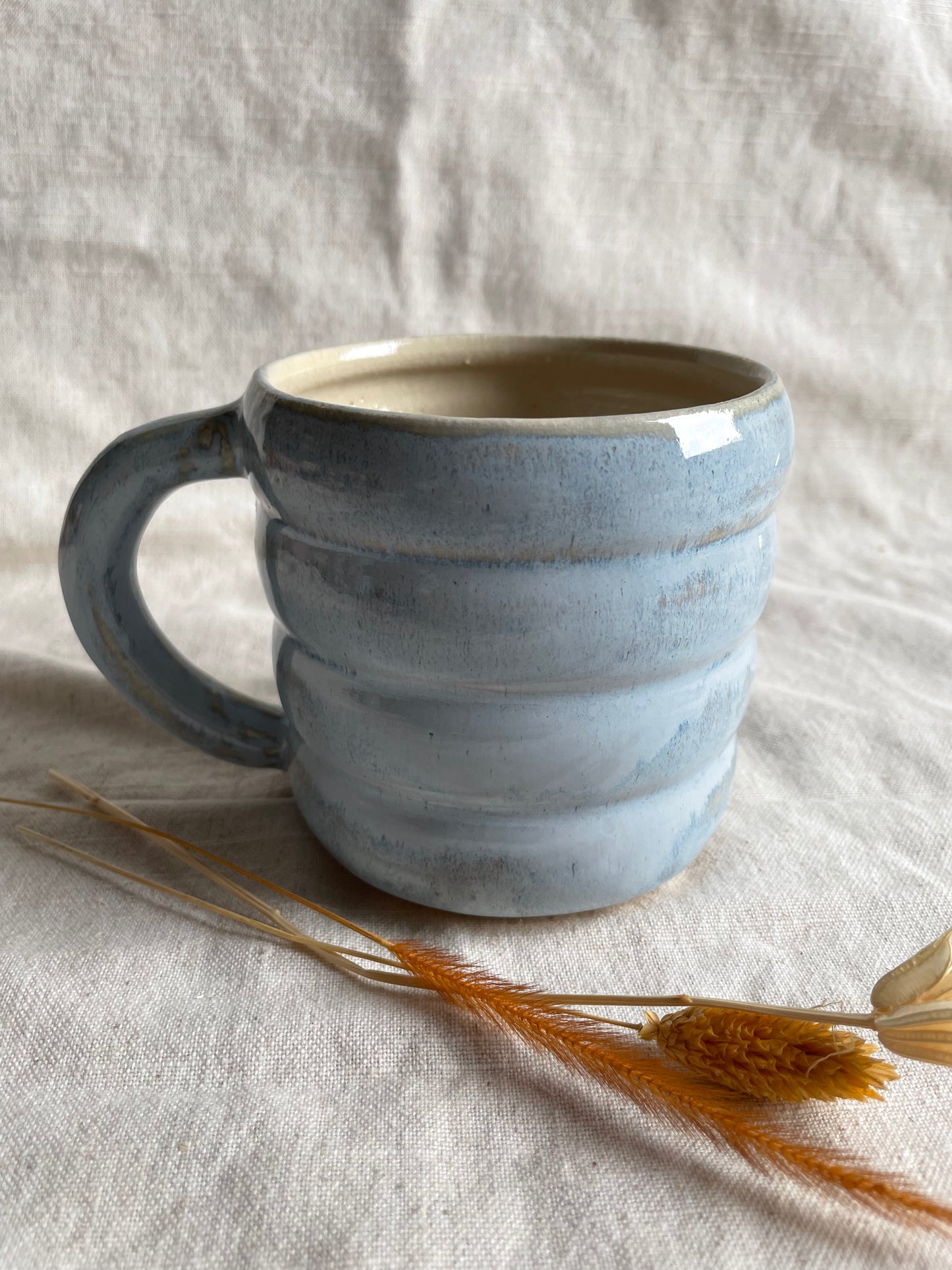 Sky Blue Bubble Mug 350ml