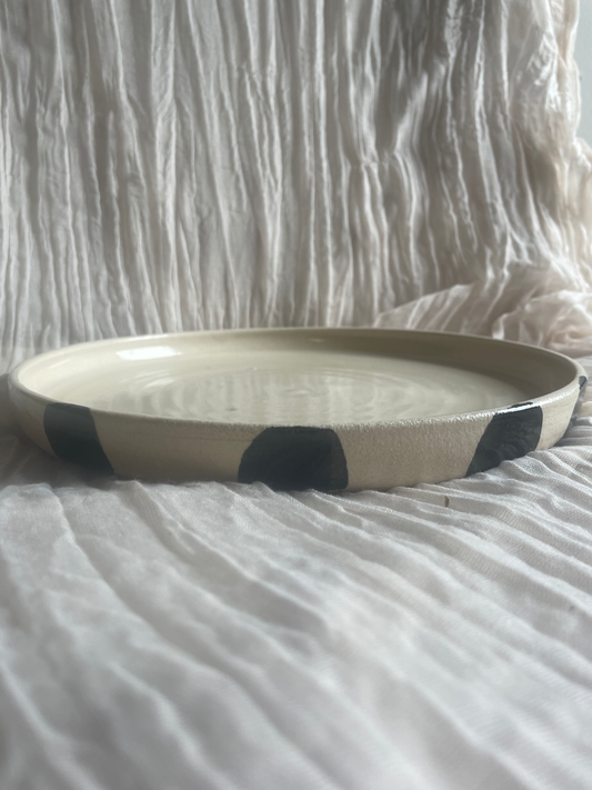 Stripe Serving Platter