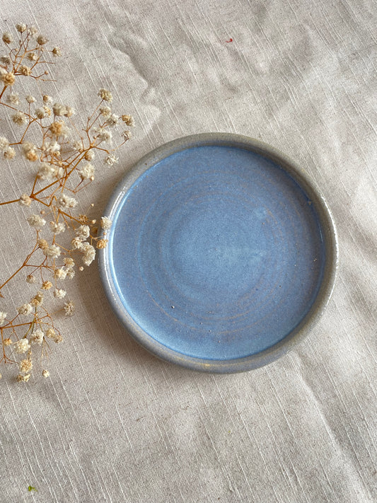 Sky Blue Cake Plate