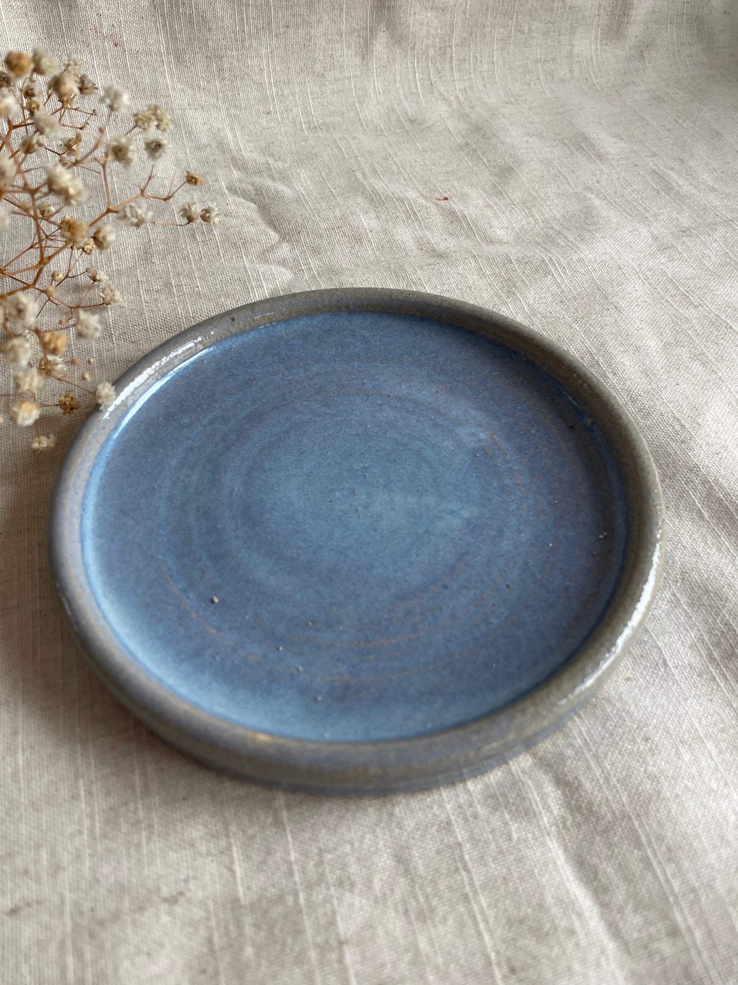 Sky Blue Cake Plate