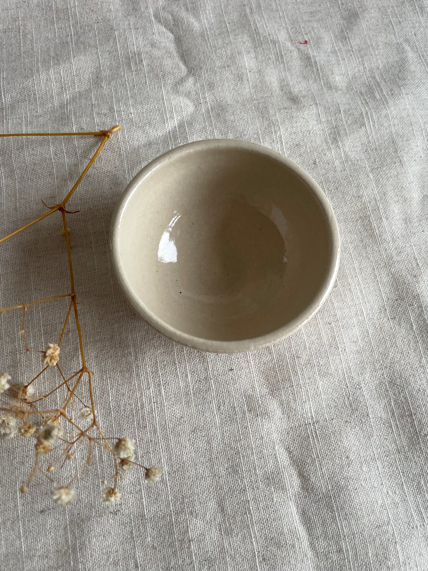 White Condiment Pot