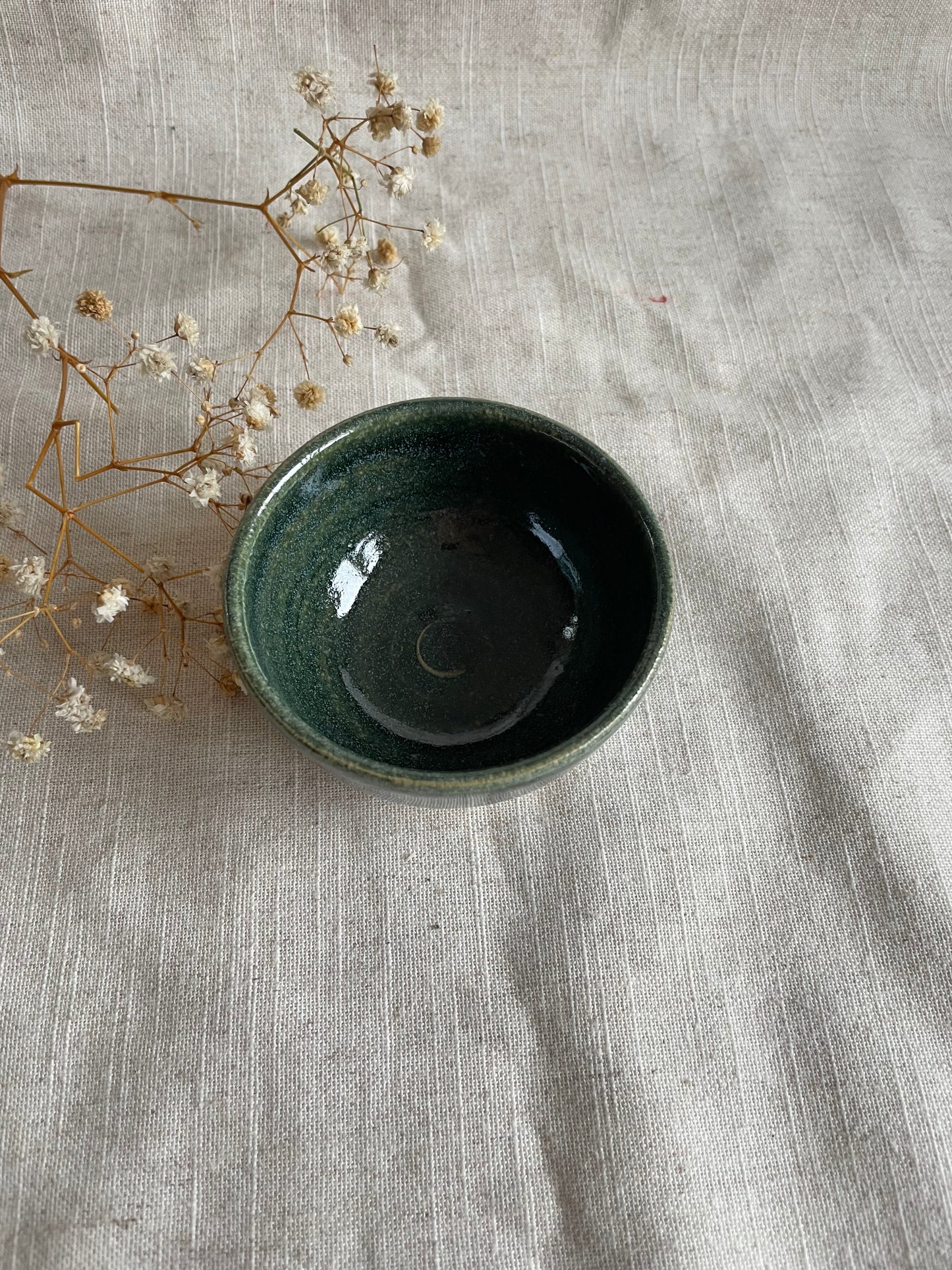 Green Condiment Pot