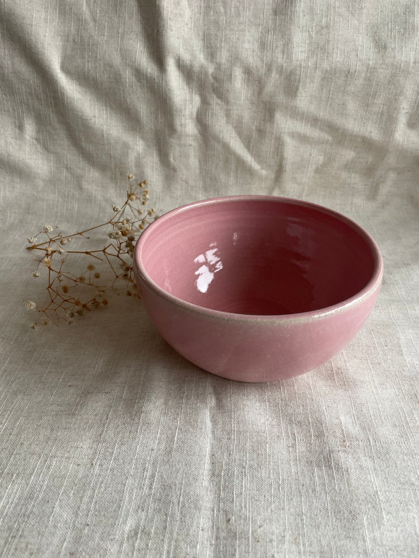 Candy Floss Pink Ramen Bowl