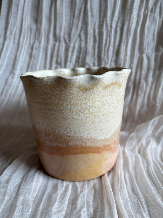 Dunes Scalloped Planter