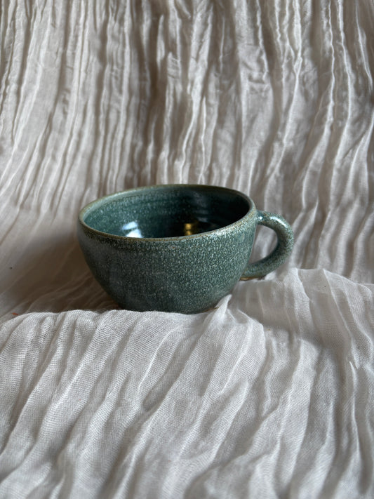 Green Cappuccino Mug