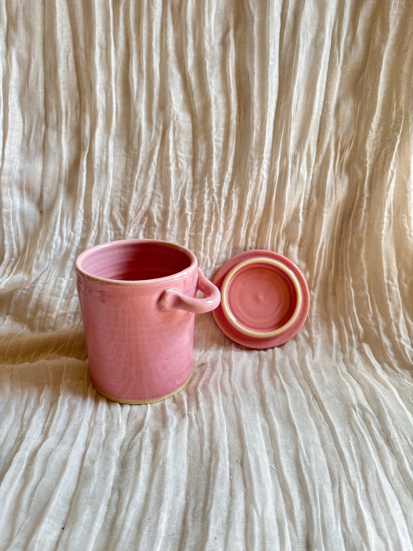 Candy Floss Pink Canister/Coffee Pot