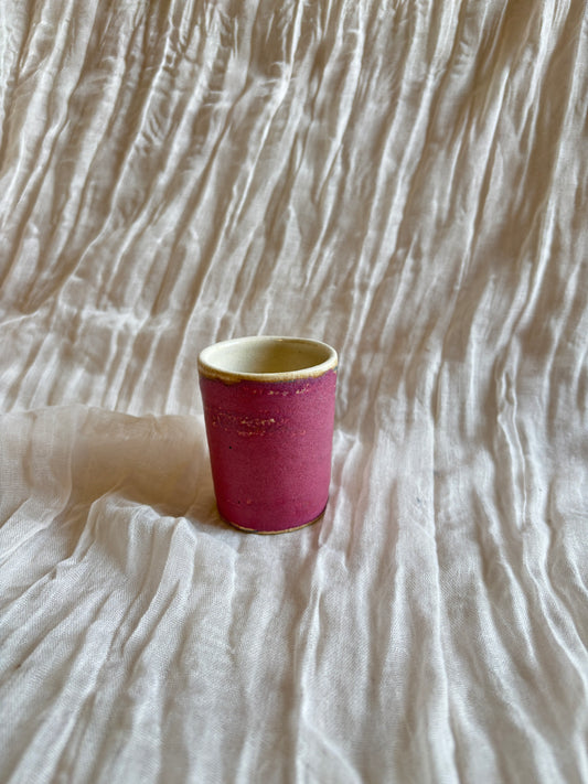 Dark Pink Double Espresso Cup