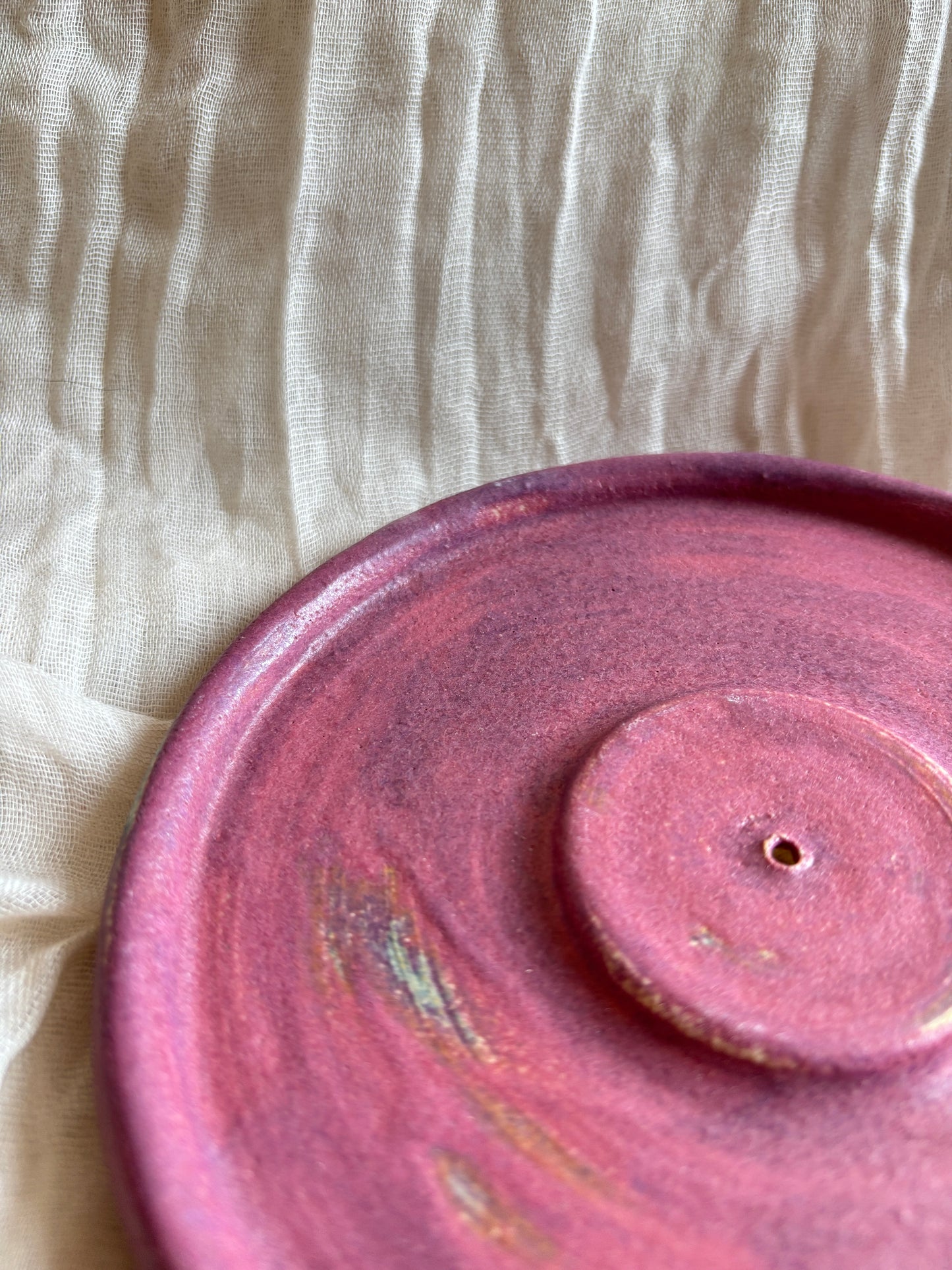Dark Pink Incense Stick Holder