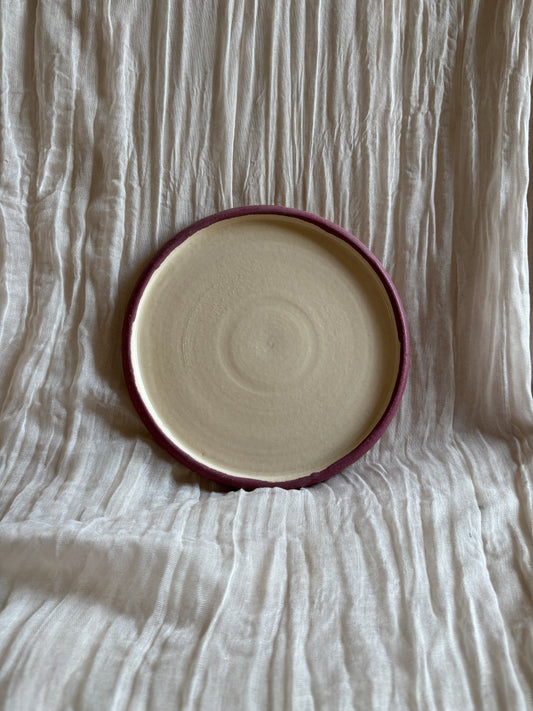 Dark Pink Plate