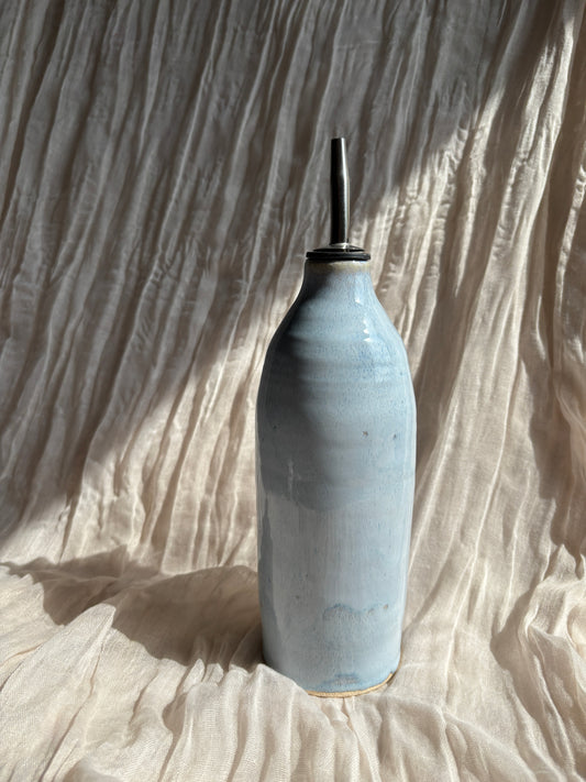 Sky Blue Oil Bottle