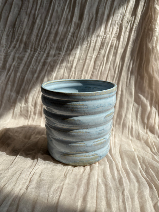 Sky Blue Bubble Planter