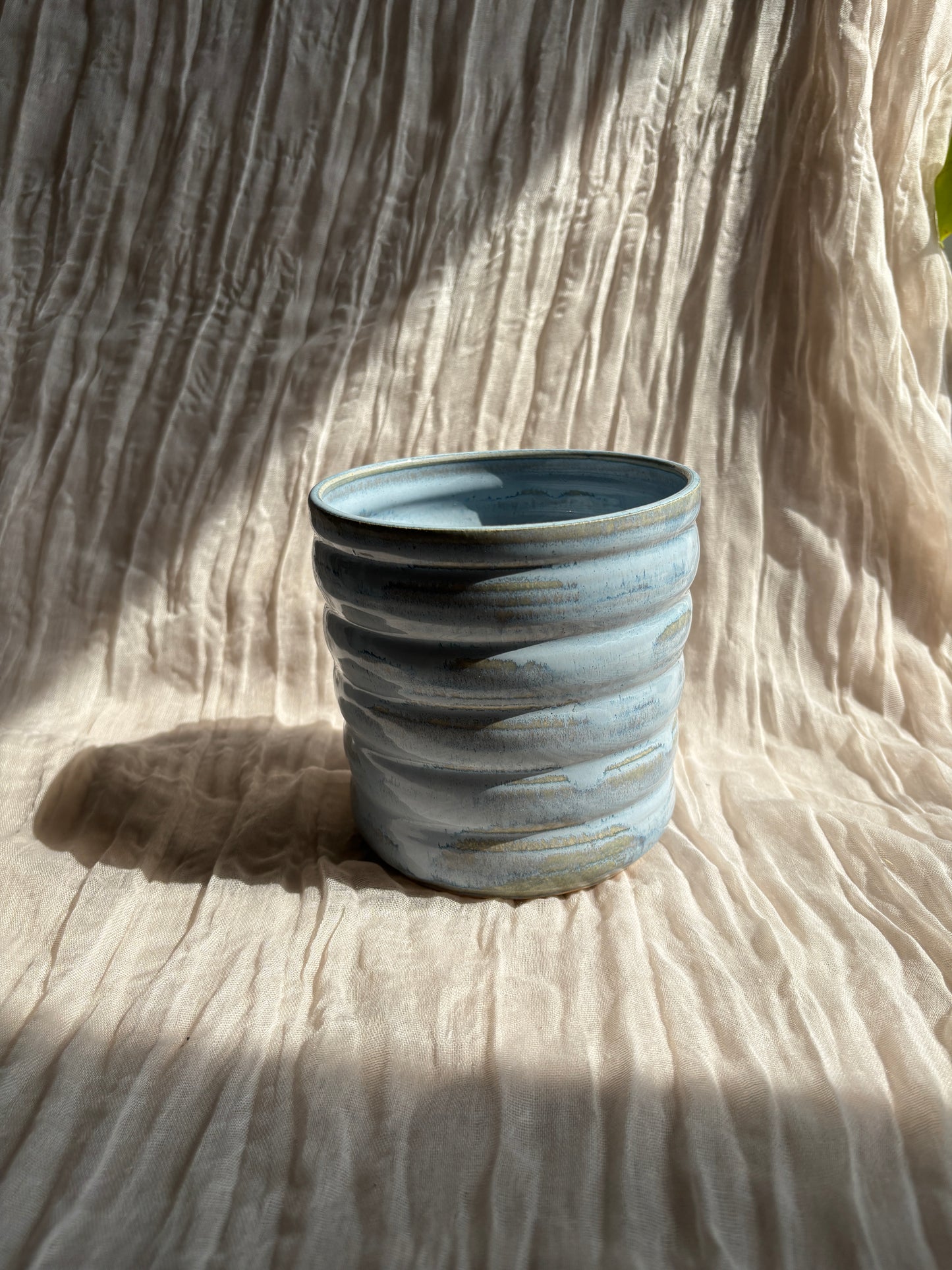 Sky Blue Bubble Planter