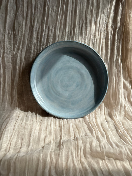 Sky Blue Coupe Dinner Plate