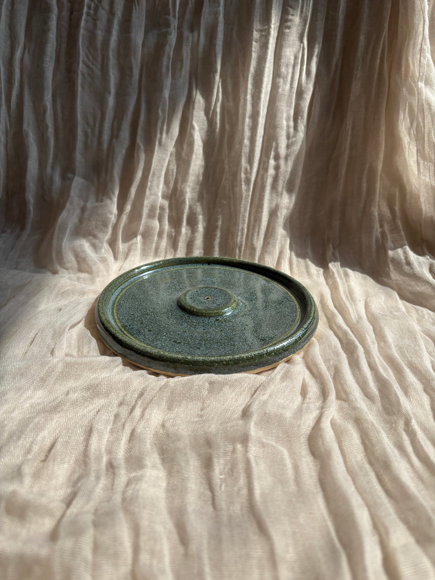 Green Incense Stick Holder