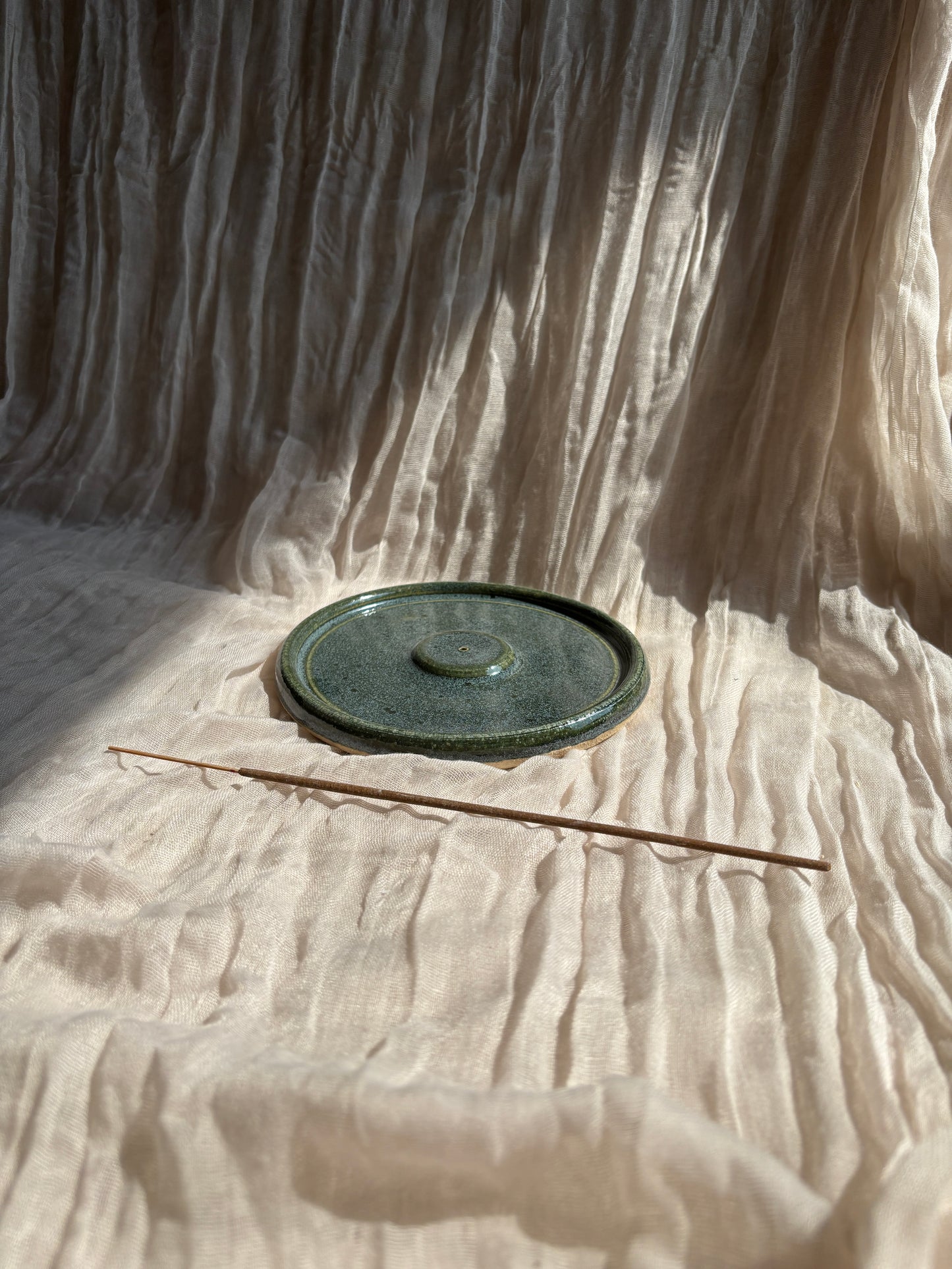 Green Incense Stick Holder