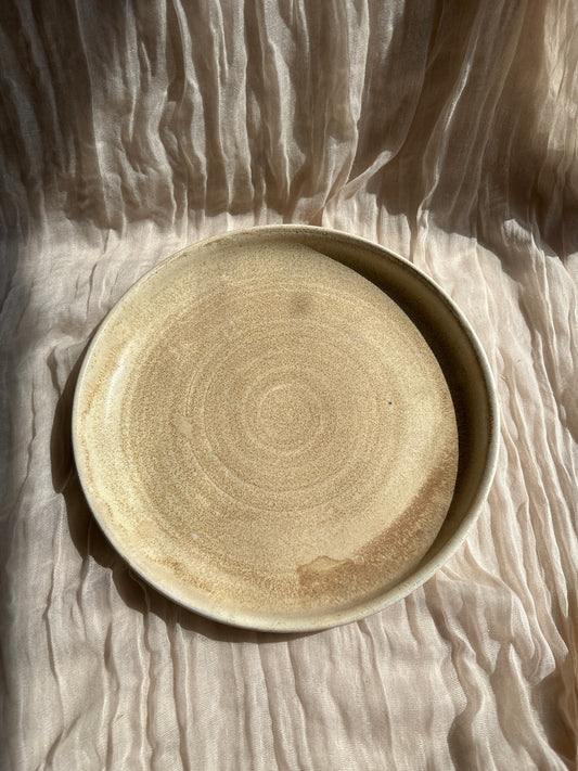 Cream Dinner Plate