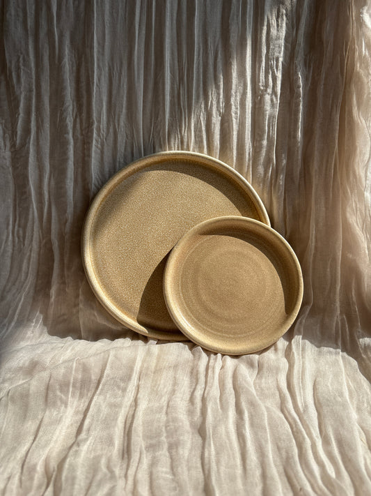 Cream Ceramic Plate