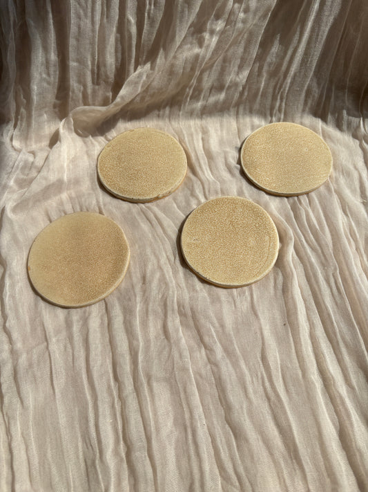 Cream Coaster Sets