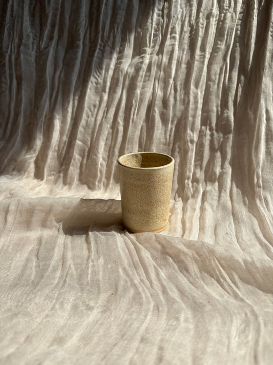Cream Double Espresso Cup