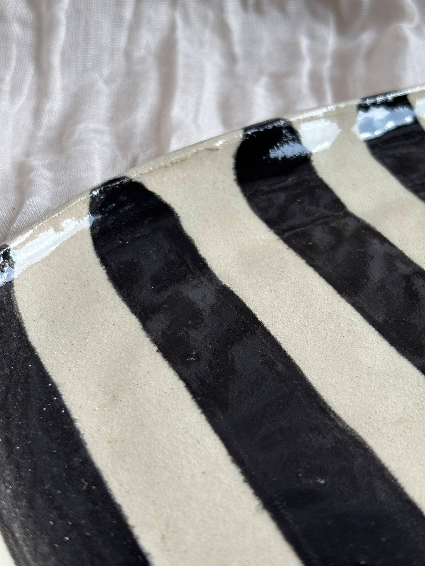 Stripe Large Platter