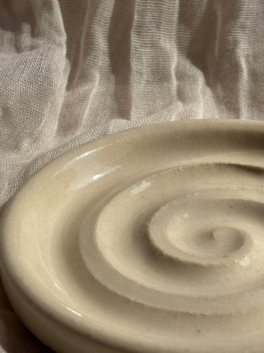 White Soap Dish