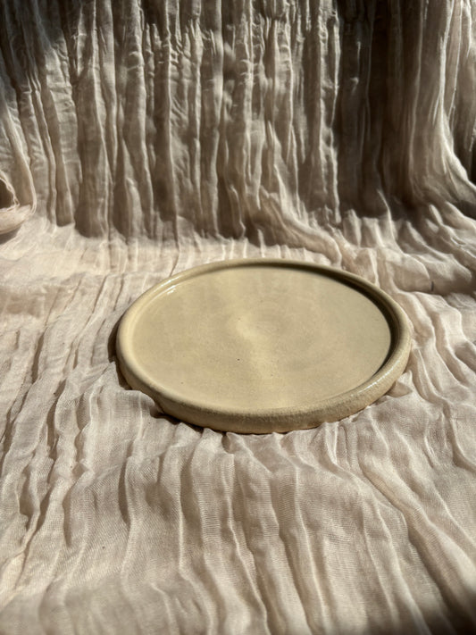 White Ceramic Plate