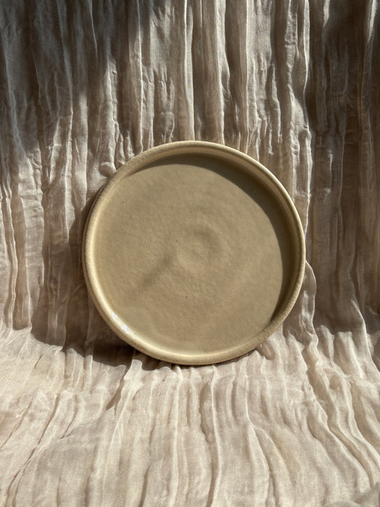 White Ceramic Plate