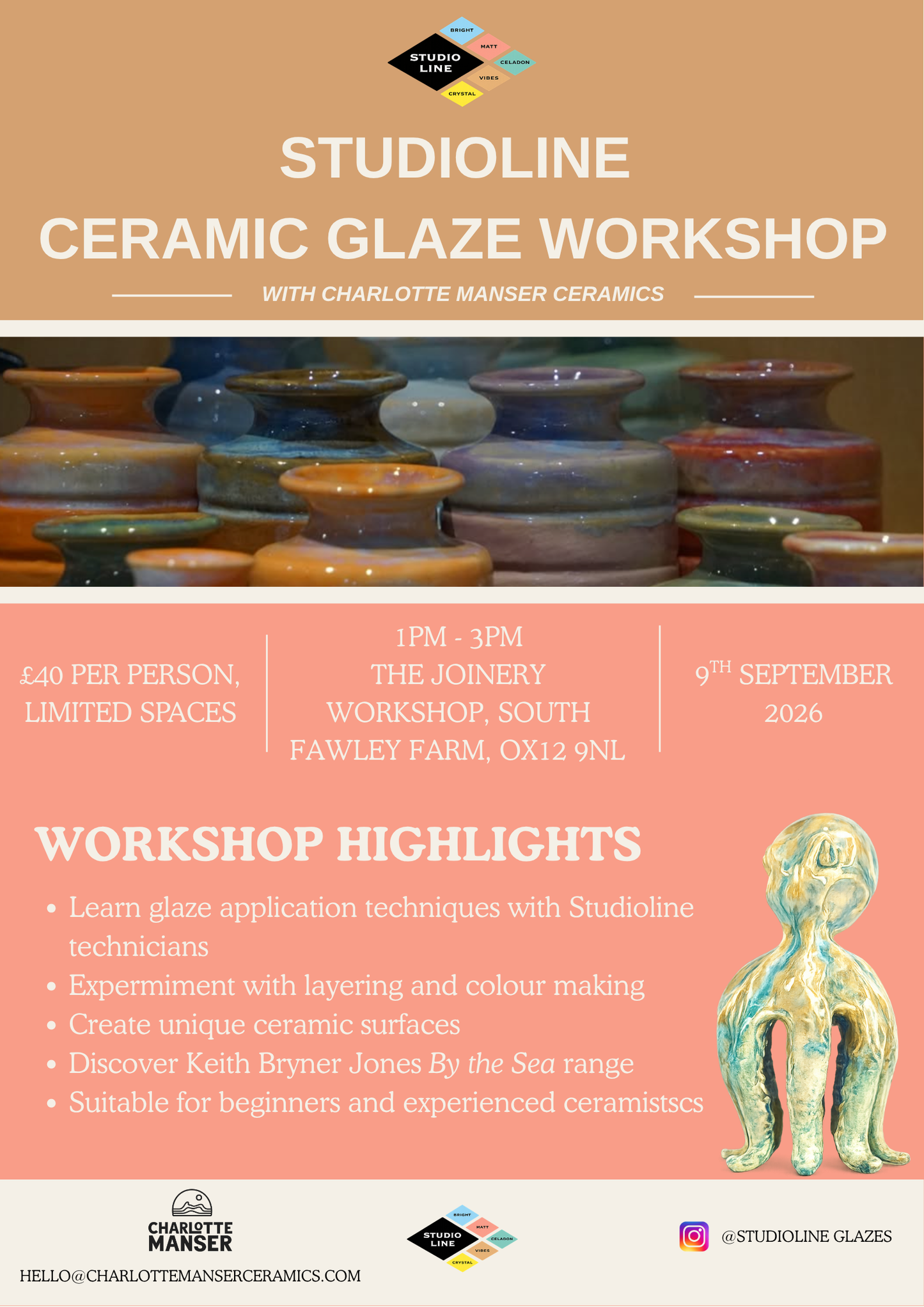 Glazing workshop hosted by Studio Line