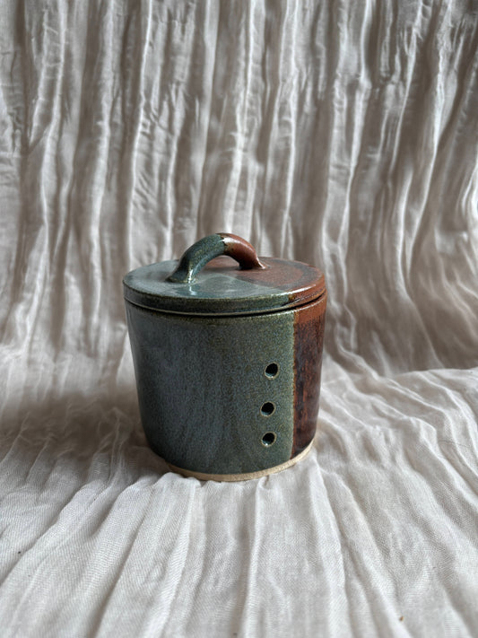 Earth Garlic Pot