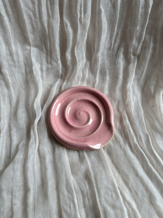 Candy Floss Pink Mini Spoon Rest