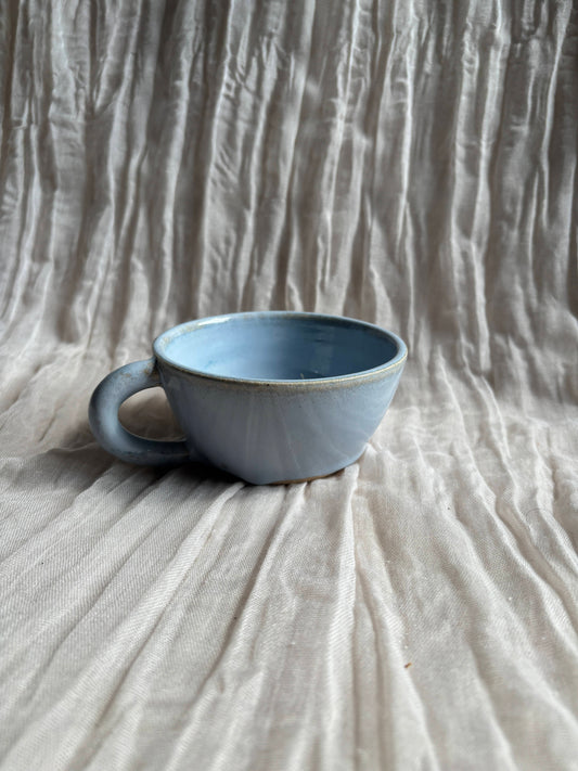 Sky Blue Cappuccino Mug