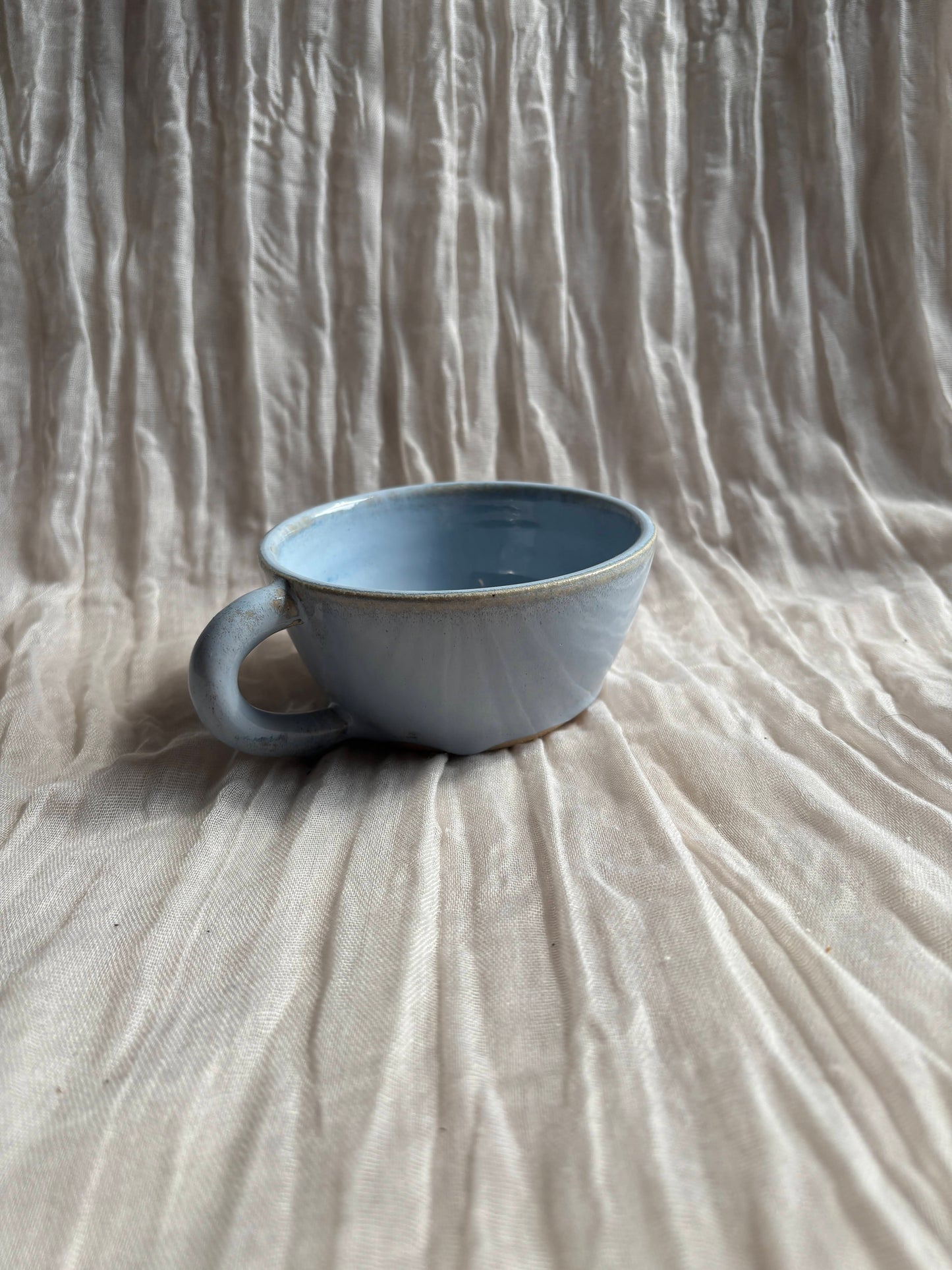 Sky Blue Cappuccino Mug