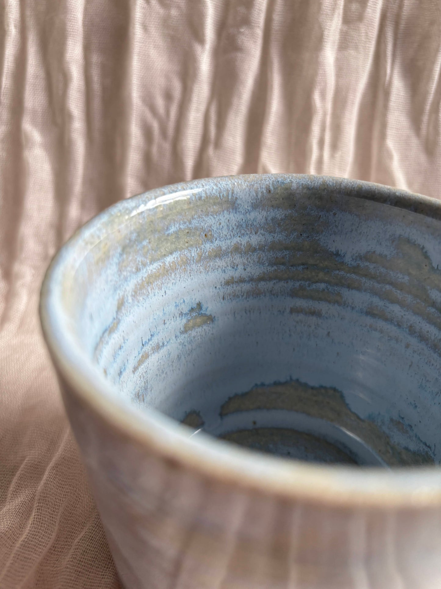 Sky Blue 8cm Planter