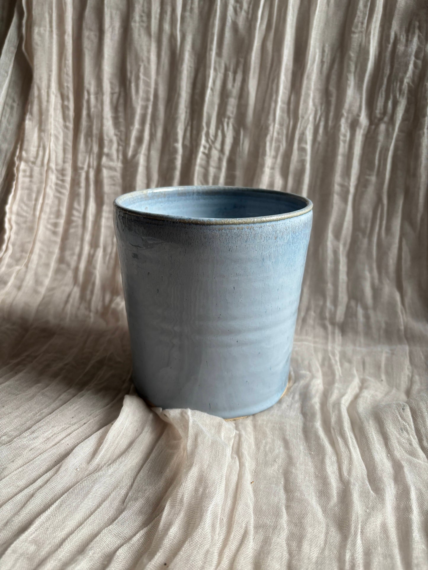 Sky Blue 12cm Planter