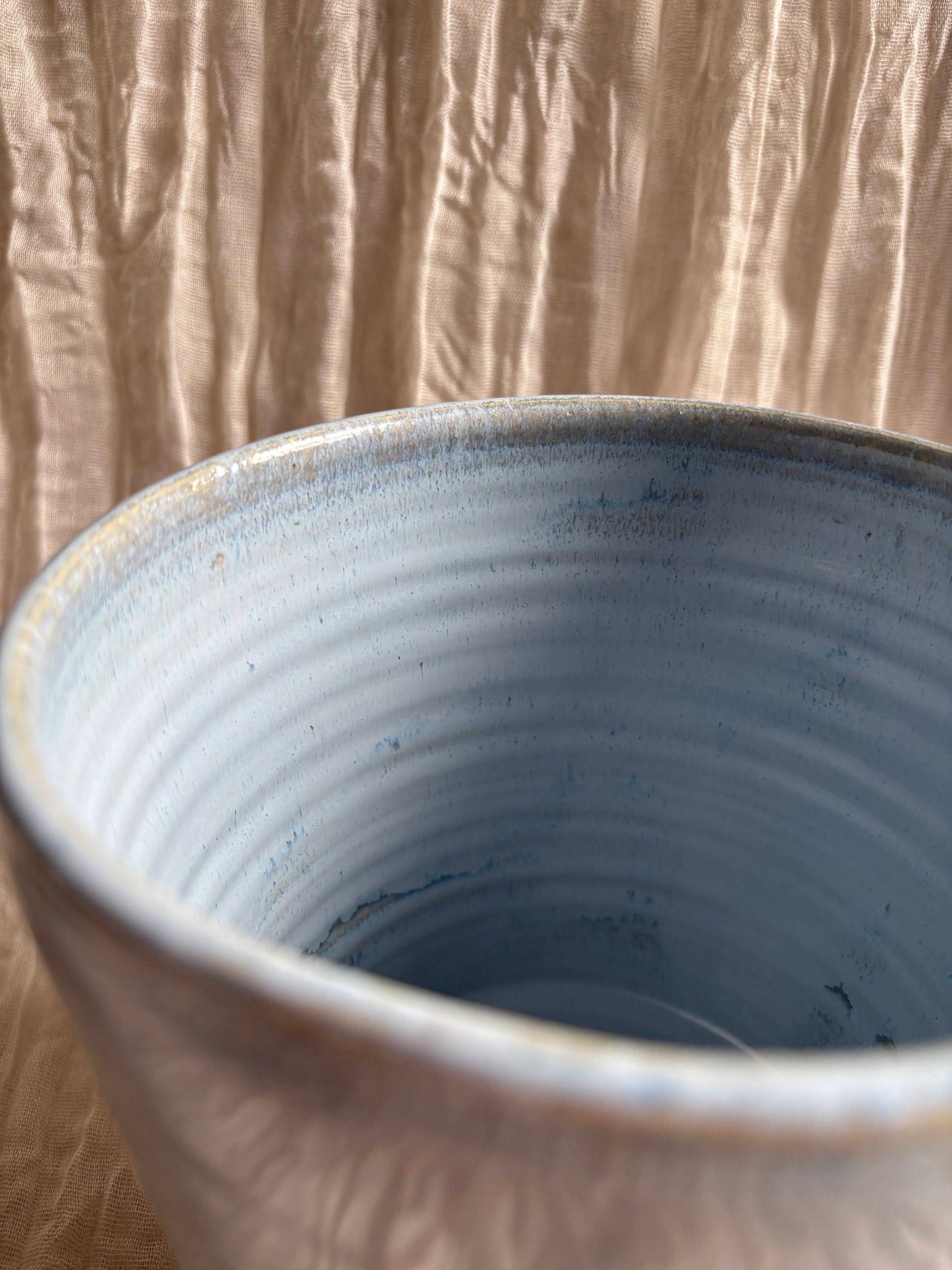 Sky Blue 12cm Planter