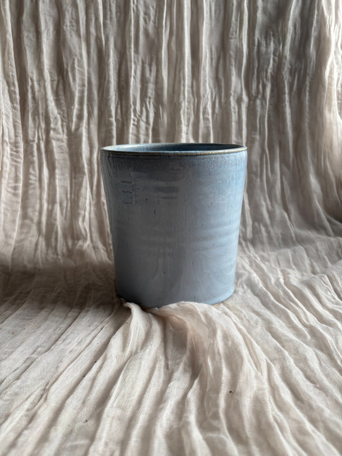 Sky Blue 12cm Planter
