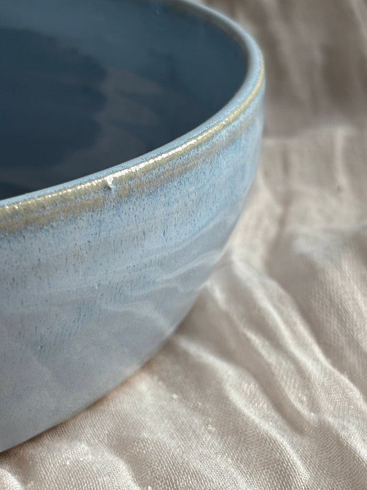 Sky Blue Pasta Bowl