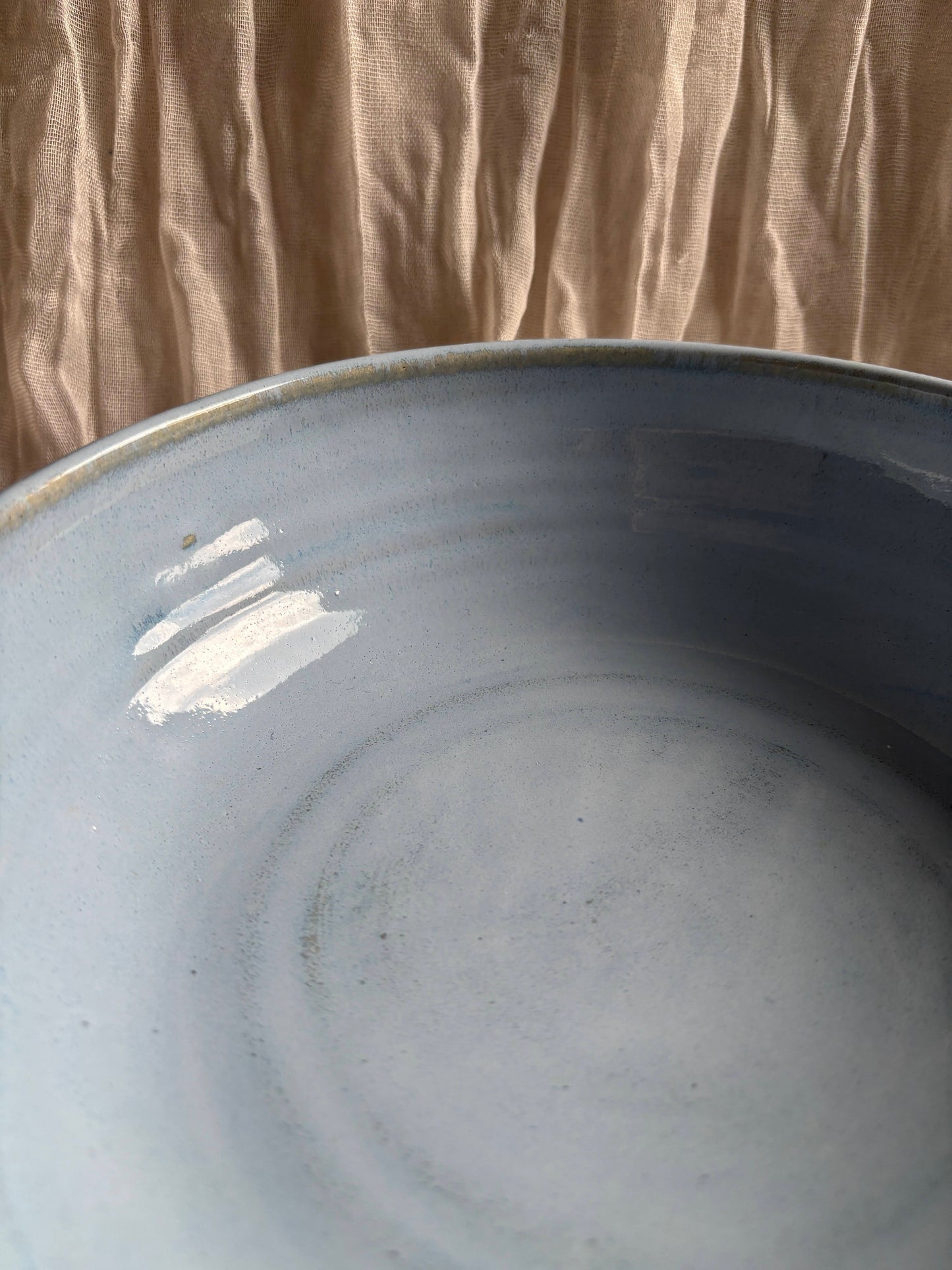 Sky Blue Pasta Bowl
