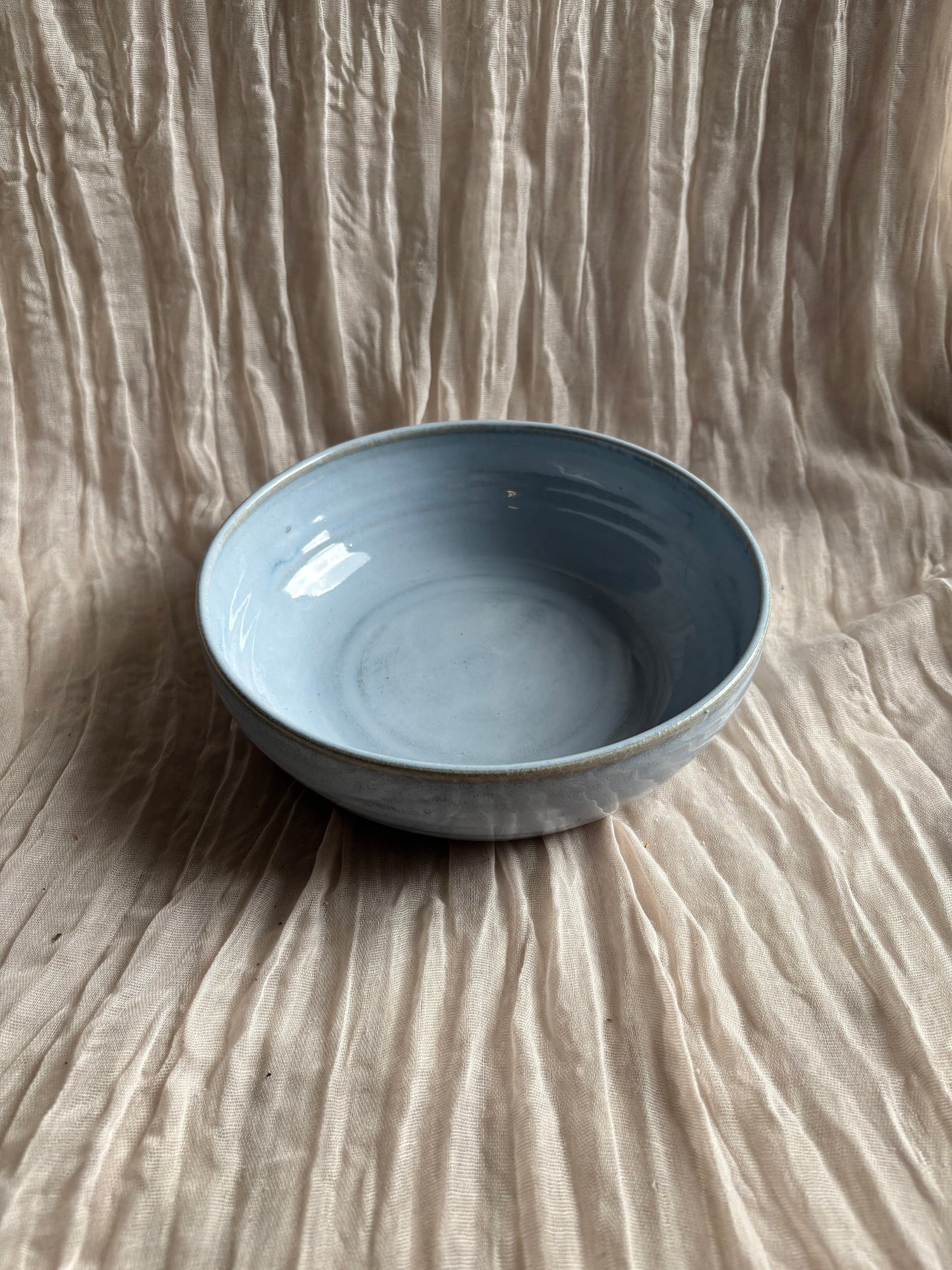 Sky Blue Pasta Bowl