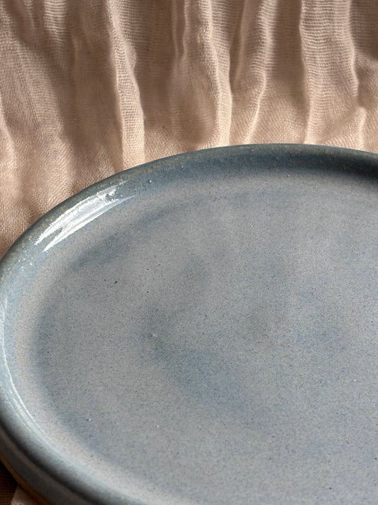 Sky Blue Cake Plate