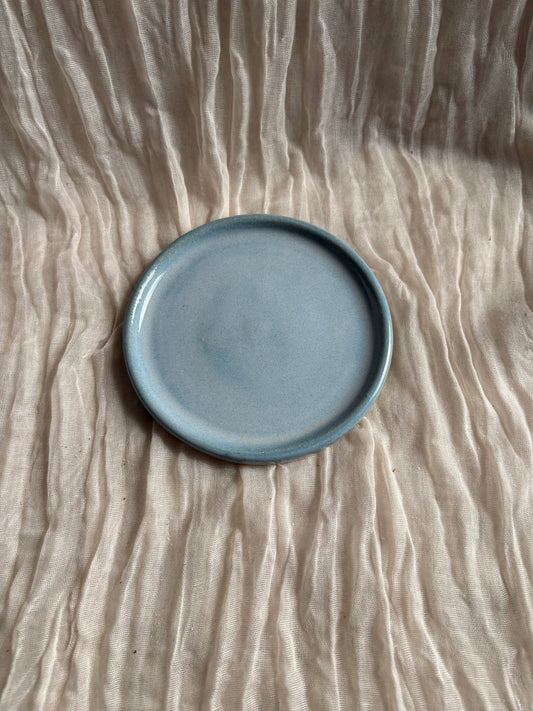 Sky Blue Cake Plate