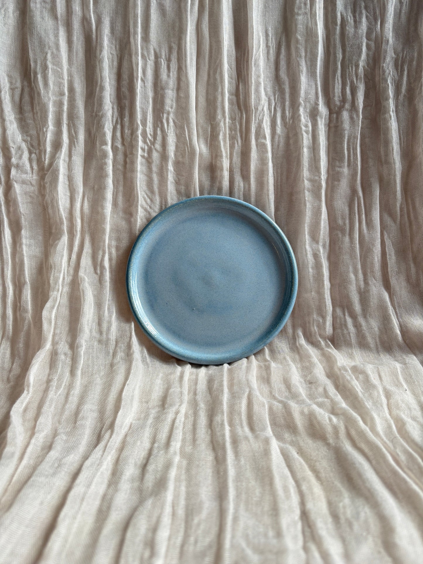 Sky Blue Cake Plate