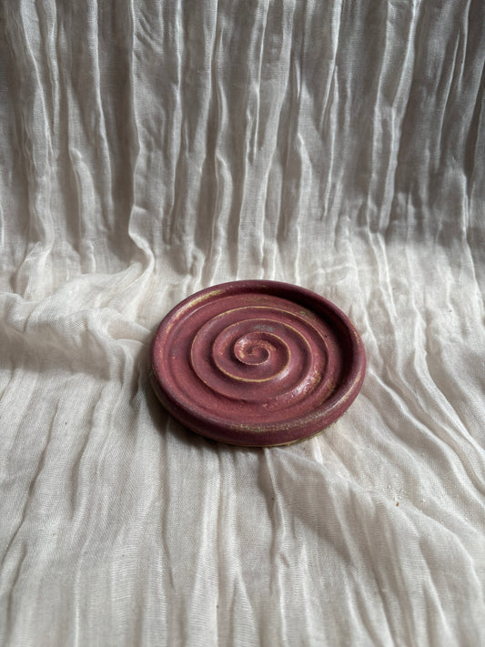Dark Pink Soap Dish