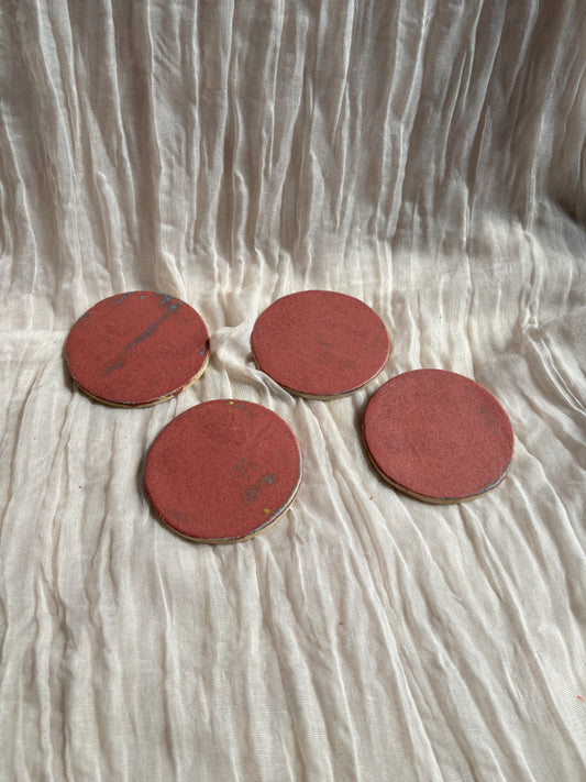 Dark Pink Coaster Sets