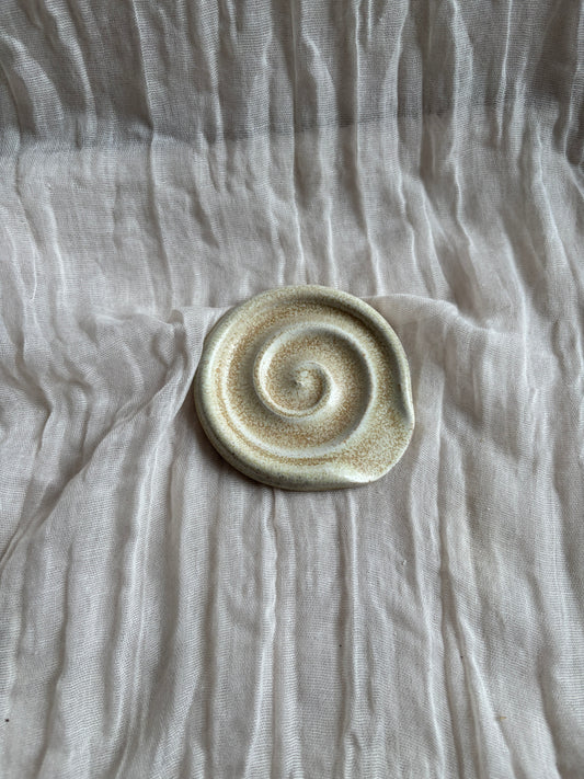Cream Mini Spoon Rest