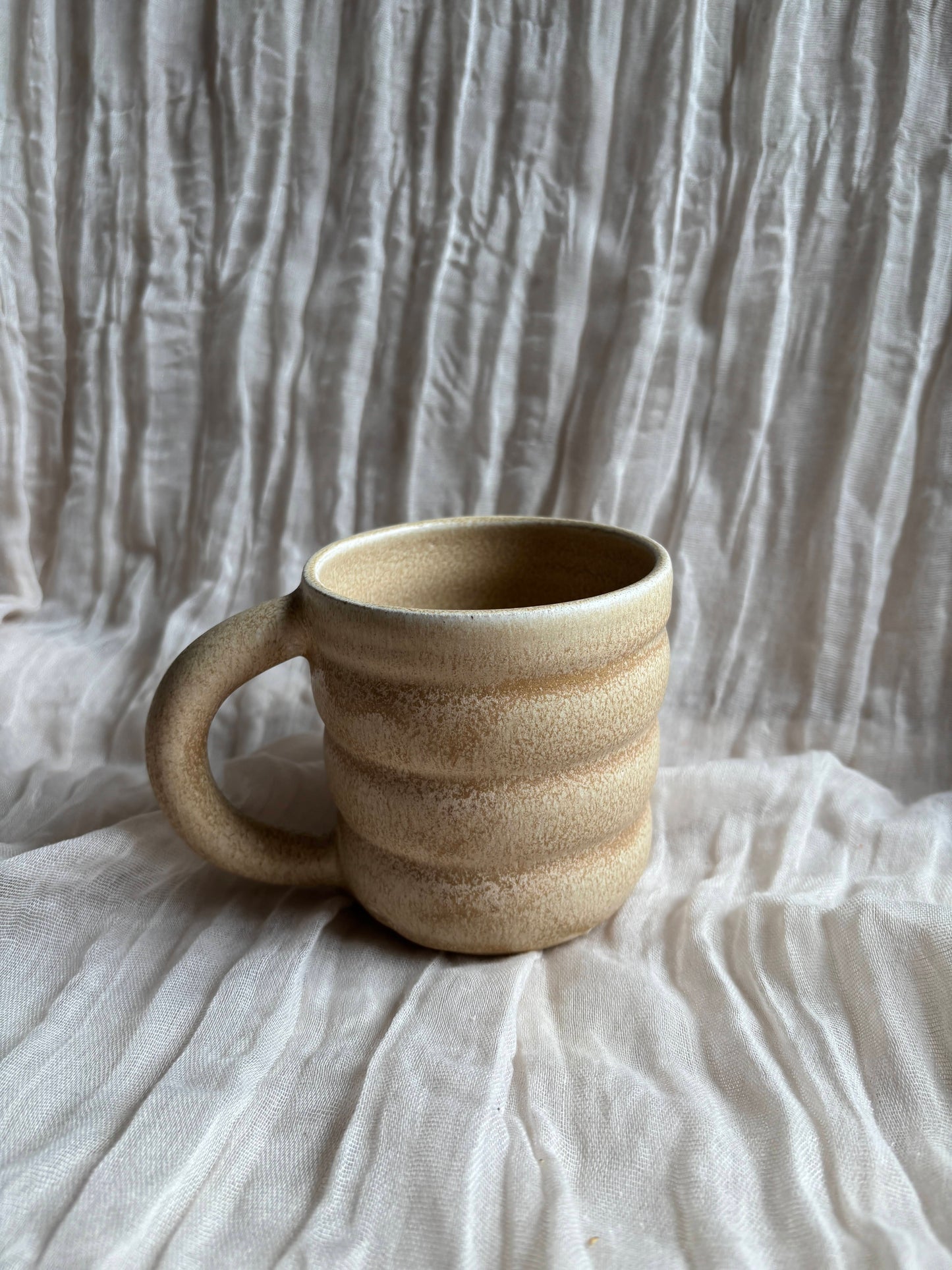 Cream Bubble Mug 350ml